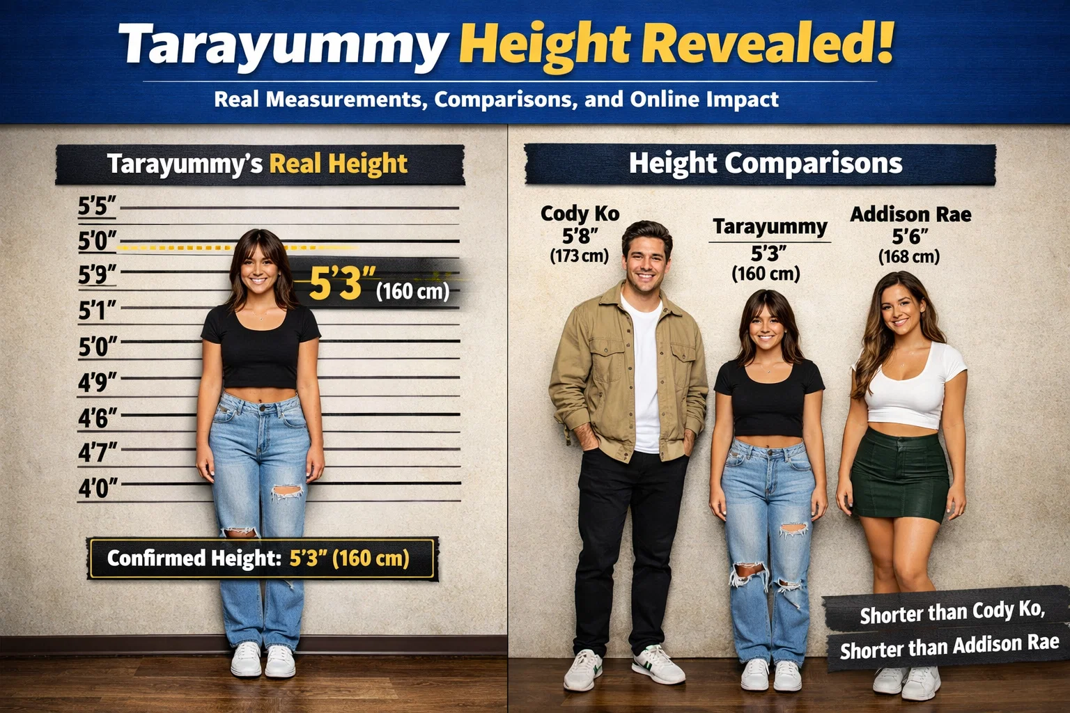 Tarayummy Height Revealed: Real Measurements, Comparisons, and Online Impact